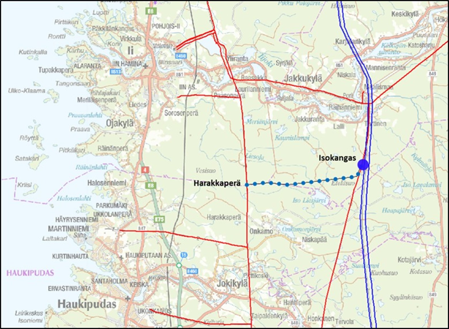 Harakkaperä - Isokangas 2x110 kV ympäristöselvitys