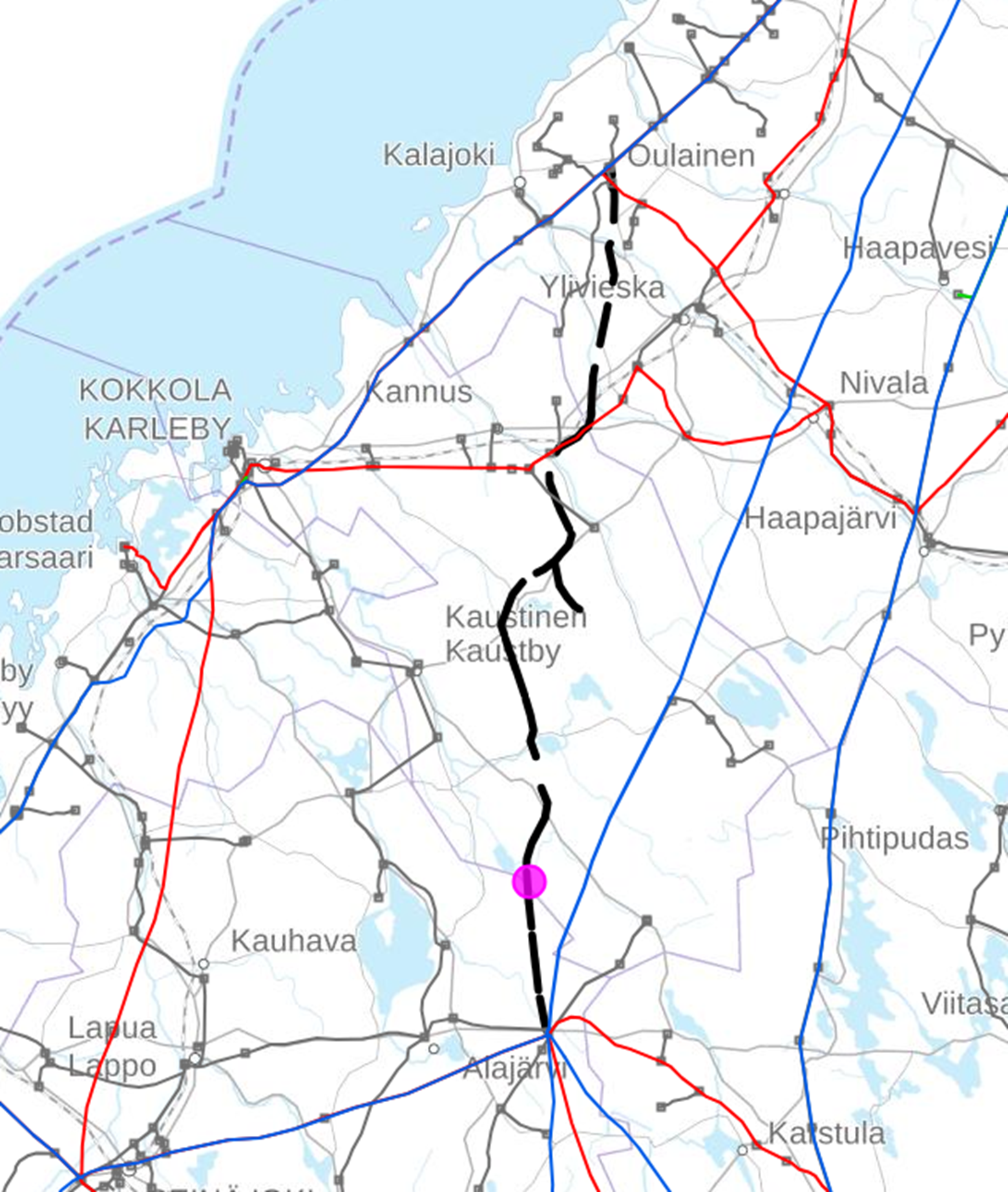 Lakeuslinja (Jylkkä-Ullava-Alajärvi ja Ullava-Halsua)